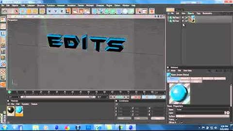 How To Do 3d Text In Cinema 4d (VOICE)!!