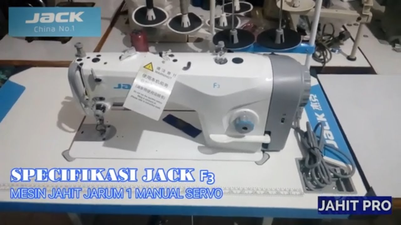 MESIN JAHIT JACK F3 (review) YouTube