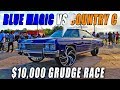 BLUE MAGIC VS COUNTRY C $10,000 GRUDGE RACE - YOUNG JEEZY CAR SHOW DONK RACING