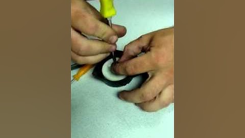 How to change starter rope on an Echo SRM2400 trimmer.