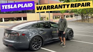 I Already Took My Newly Bought Tesla Model S Plaid In For A Warranty Repair