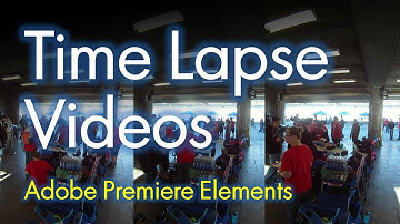 Time Lapse 101 in Adobe Premiere Elements using iON Air Pro images