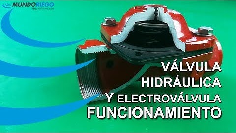 ¿Como funciona una válvula hidráulica y electroválvula?