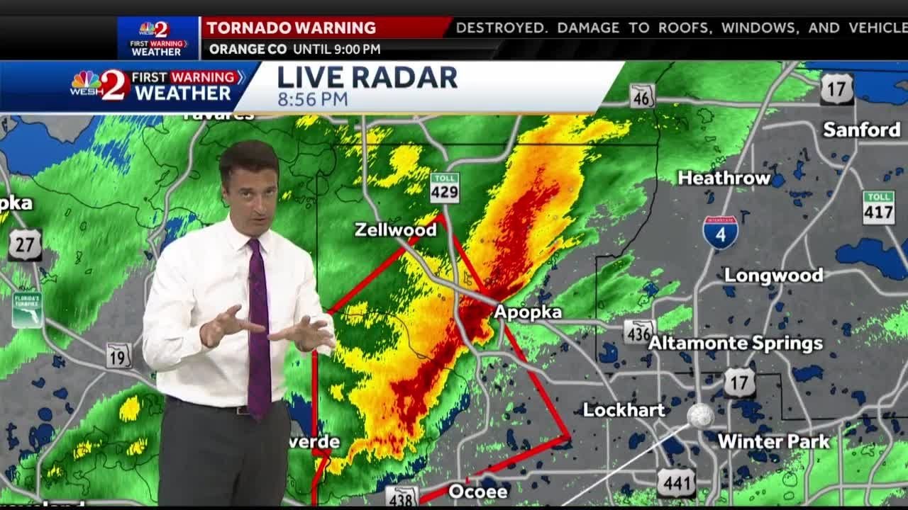 Severe weather Central Florida Tuesday - YouTube