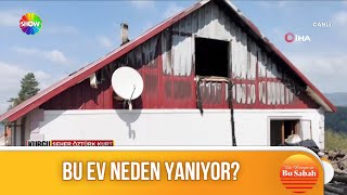 Durup Dururken Yanan Ev