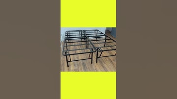 ZINUS SmartBase Bed Frame VS Amazon Basics Foldable Bed Frame #Shorts