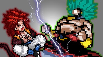 Gogeta SSJ4 VS Broly (Speed Animation)