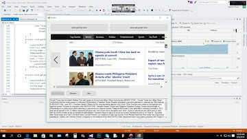 Jarvis in c# reading news report tutorial