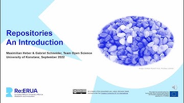 Open Science Module 5: Repositories