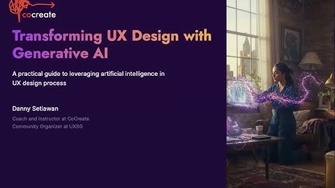 Webinar: Transforming UX Design with Generative AI