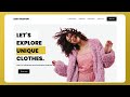 ZEBO Fashion Website | HTML | CSS | FMK Tech - پښتو