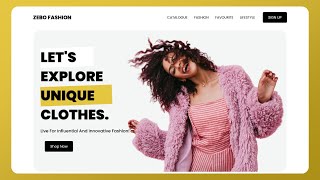 ZEBO Fashion Website | HTML | CSS | FMK Tech - پښتو