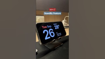 StandBy Feature in iOS 17 🔥🔥 #shorts #apple #ios17 #iphone15