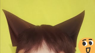 Como hacer unas orejas de gato