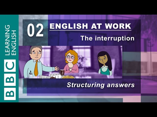 English at Work Helps - Answering Interview Questions