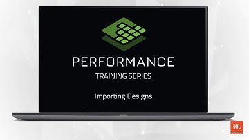 JBL Performance Training | Importing Designs