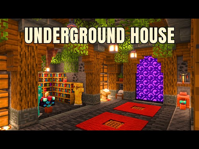 Minecraft How To Build An Ultimate Underground Base Minecraft Map