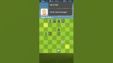 Beating Barbarian with ONE QUEEN #chess #bot