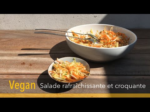 Vidéo: Comment Faire Une Salade De Chou Chinois : Une Délicieuse Recette