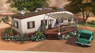 The Sims 4 Cozy Mobile Home Stop Motion | The Story of Johnny Zest and Zoe Patel | No CC