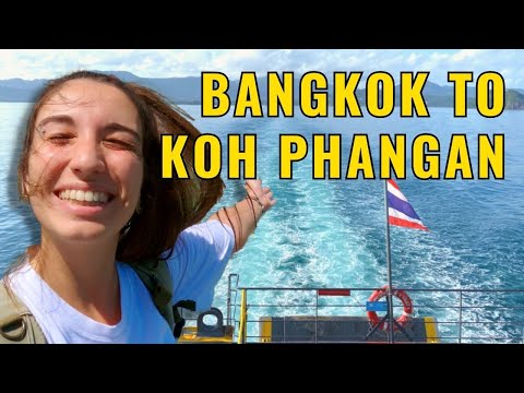 How to Travel from BANGKOK to KOH PHANGAN - Thailand Guide 2023