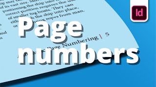 How to add Page Numbers in InDesign | Adobe Tutorial