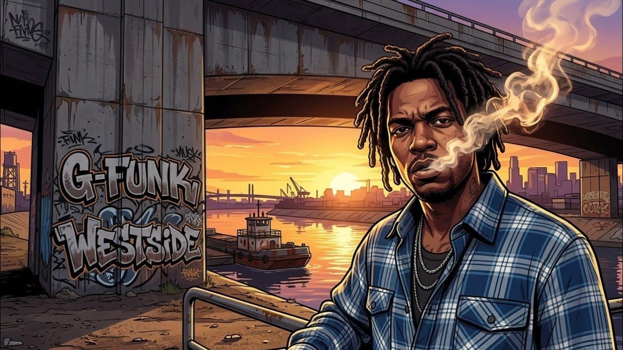 90s G-Funk Hip Hop Mix | Snoop Dogg, Dr. Dre, 2Pac Style | West
