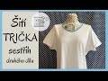 Šití trička - rychlý sestřih