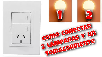 COMO INSTALAR DOS INTERRUPTORES Y UNA TOMA ELECTRICA