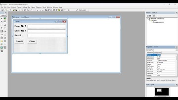 How To Make 2 Number Division Program in VB 6.0