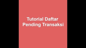 Tutorial Pending Transaksi | Program iPOS | All Edition | Restu Media
