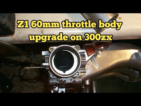 How to install 60mm Z1 throttle bodies in your Nissan 300zx.