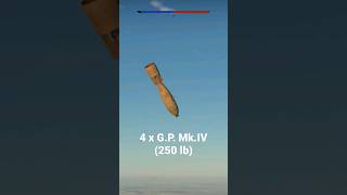Blenheim Mk IV bombing run / G.P. Mk.IV (250 lb) - #warthunder #realistic #bombing #shorts