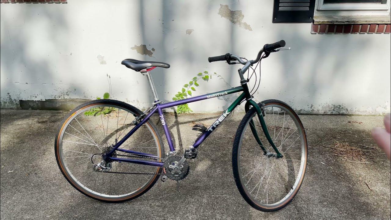 1996 Trek 730 MultiTrack Chromoly Bicycle Review + First Ride YouTube