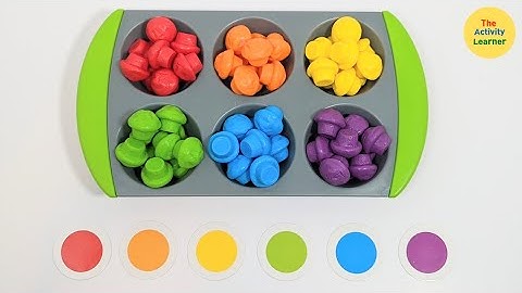 Color & Number Sorting Muffin Activity | Educational Videos for Children | Learning Activity