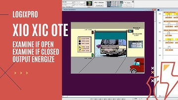LOGIXPRO DOOR | XIO XIC OTE | Exercise 1 | PLC Ladder Program & Simulation Tutorial for Beginners