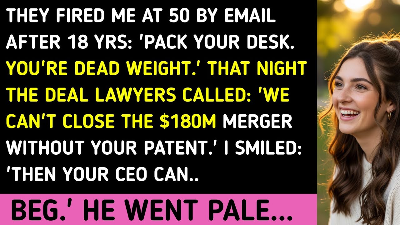 They Fired Me At 50 By Email After 18 Yrs: 'Pack Your Desk. You're Dead Weight.' That Night The Deal