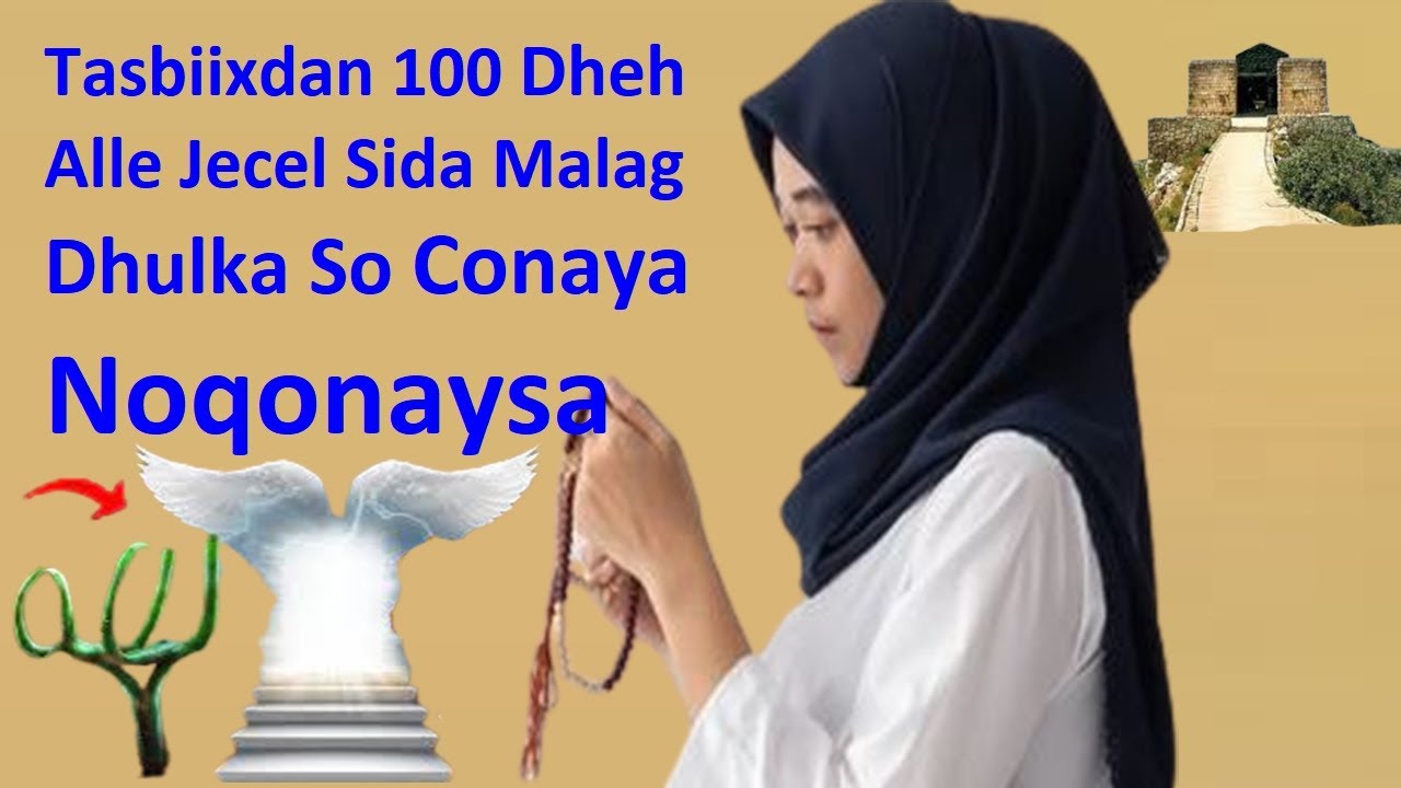 Tasbiix 100 jeer Hadaad Dhahdo noqonayso sida malag Dhulka soconaya Arsaaq meel aadan ka filaneyn