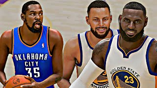 What if LeBron Joined the Warriors Instead of KD?