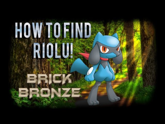 Simple Ways to Evolve Riolu in Pokemon Brick Bronze: 4 Steps