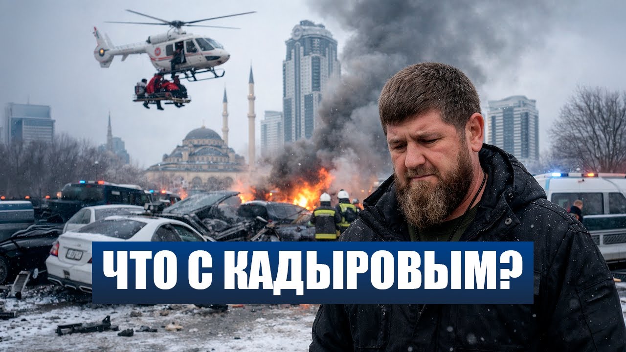 ⚡Кадыров без сознания! Попал в автокатастрофу, состояние критическое!