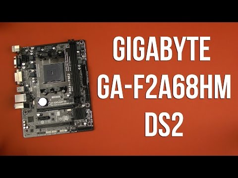 Распаковка Gigabyte GA-F2A68HM-DS2
