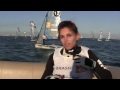2014 North American's - 49erFX - Race 2 - Interview with Martine Grael
