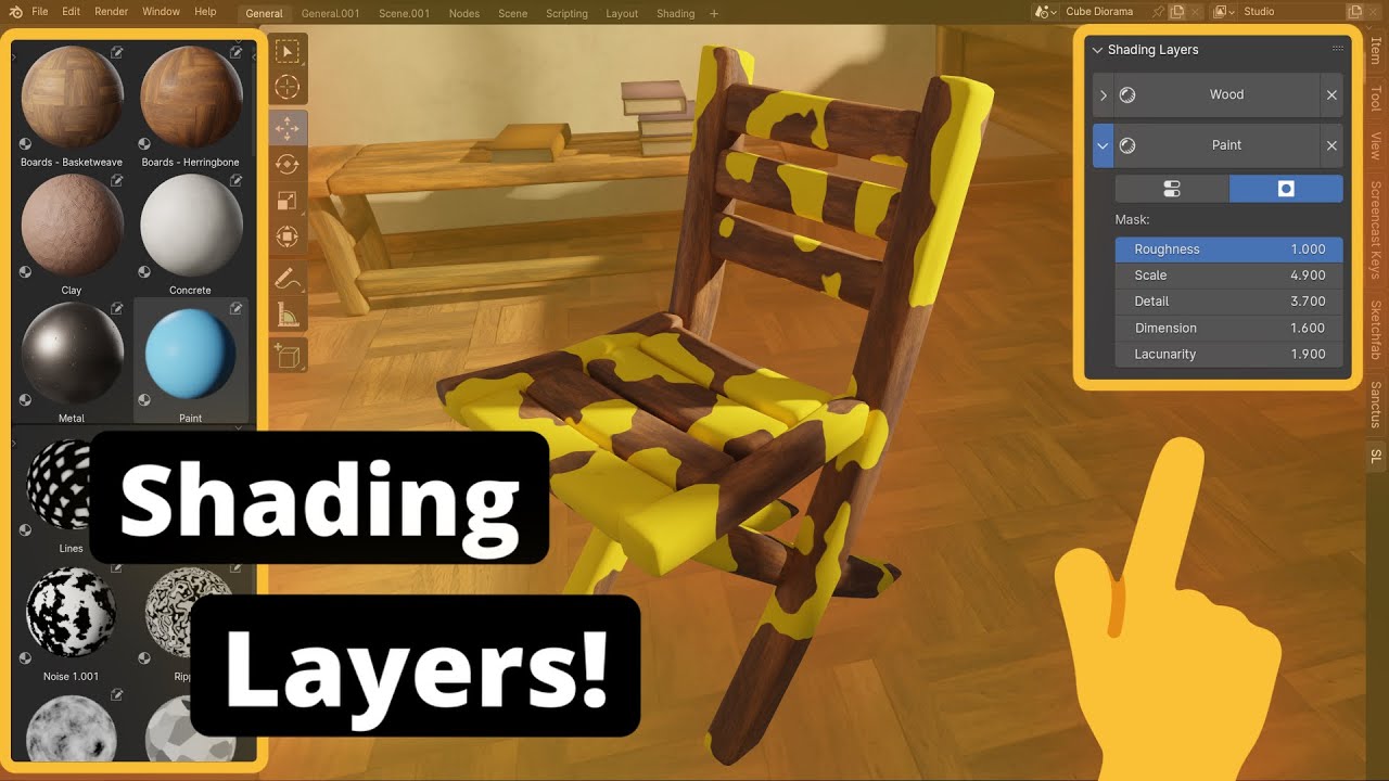 Announcing Shading Layers: nodes in a layer stack. - YouTube