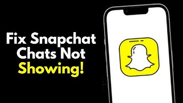Fix Snapchat Not Showing Chats | 100% Working (2025)