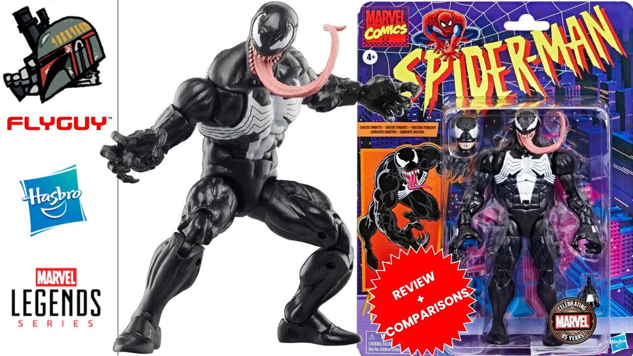 Marvel Legends Series Venom Retro 85th Anniversary Toy Action