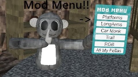 How add a mod menu to your gorilla tag fan game like Cebus