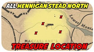 ALL Hennigan Stead North Treasure Map Location