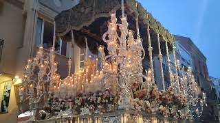 Semana Santa Malaga 2023. Maria Santisima del Rosario, Cofradia de la Sentencia. Calle Alamos