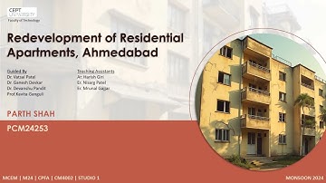 Redevelopment Project Portfolio | CEPT University | Parth Shah